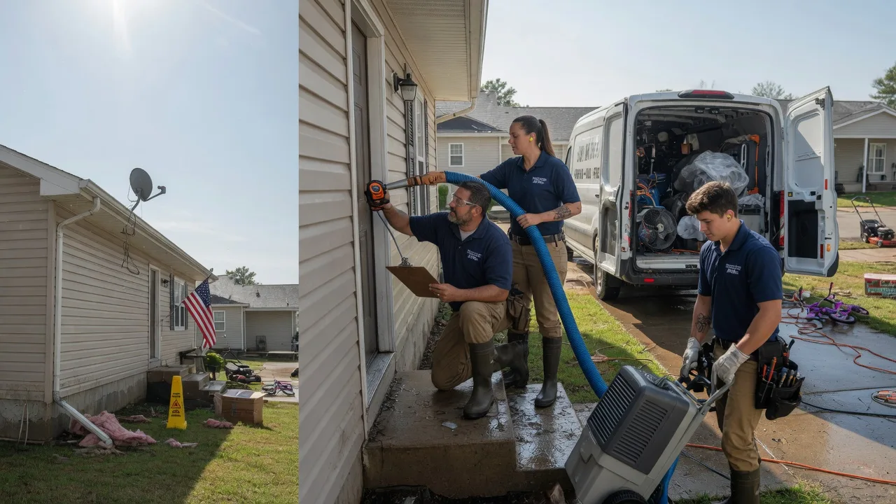 Ceiling Water Damage Restoration in Saint Johns, OH near me